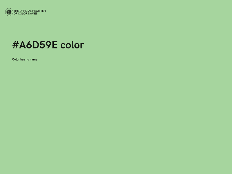 #A6D59E color image