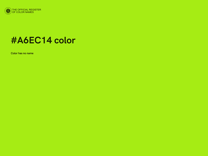 #A6EC14 color image