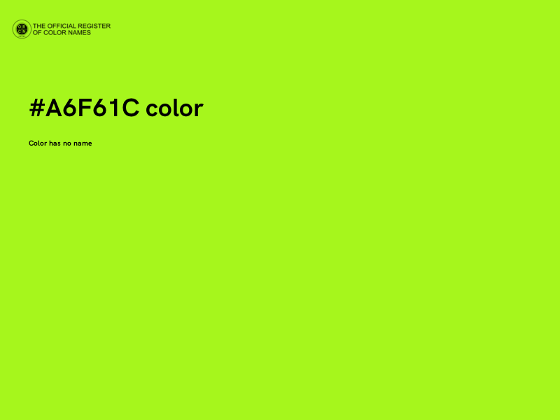 #A6F61C color image