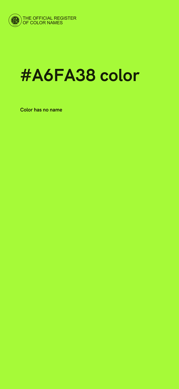 #A6FA38 color image