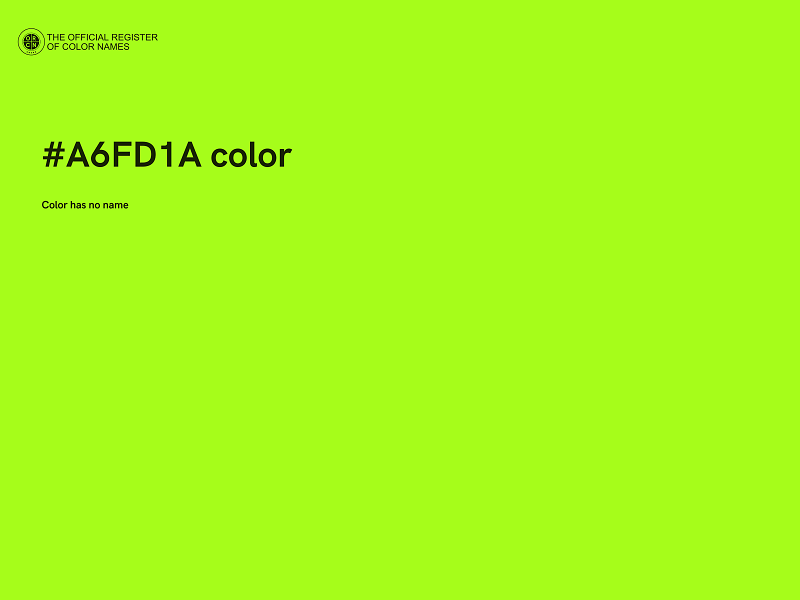 #A6FD1A color image