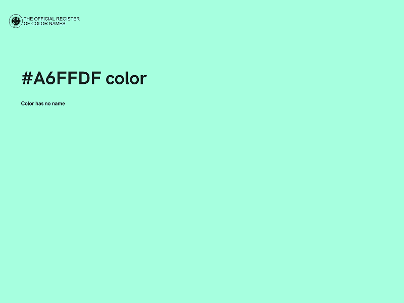 #A6FFDF color image