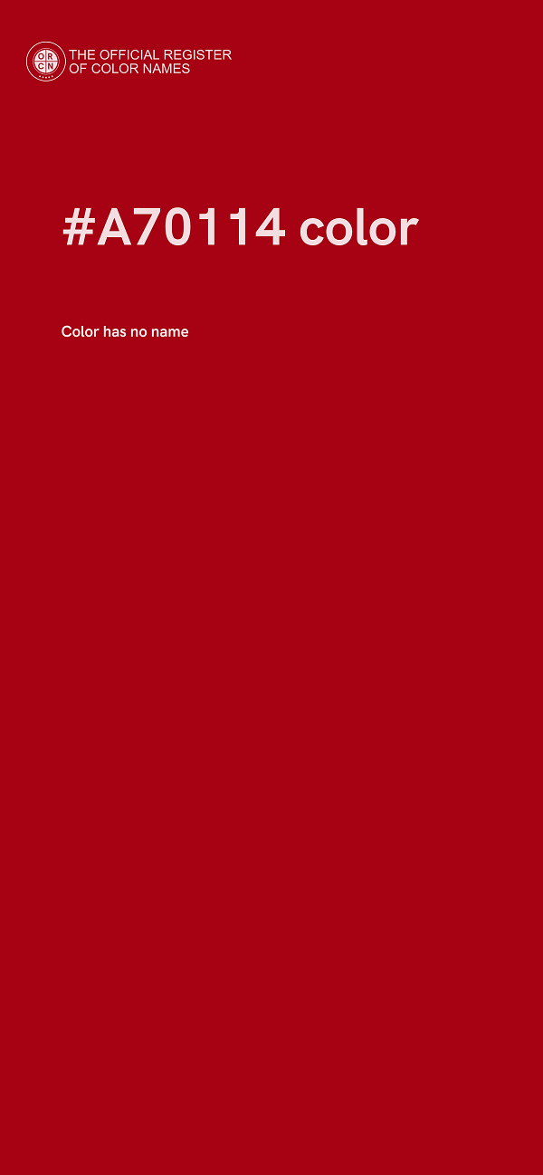 #A70114 color image