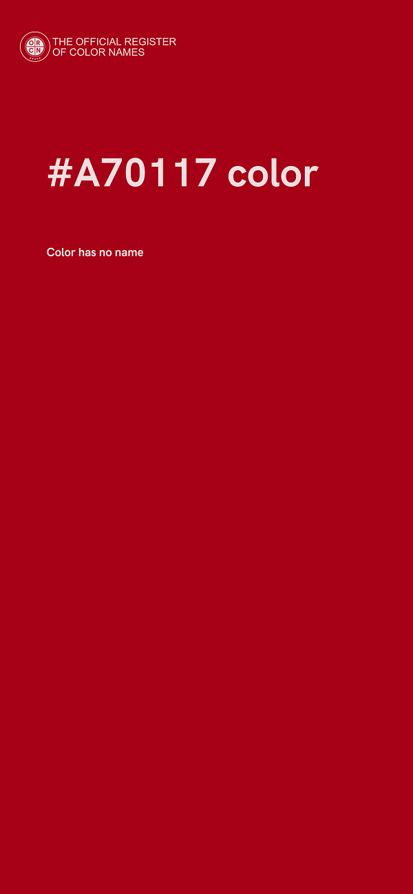 #A70117 color image