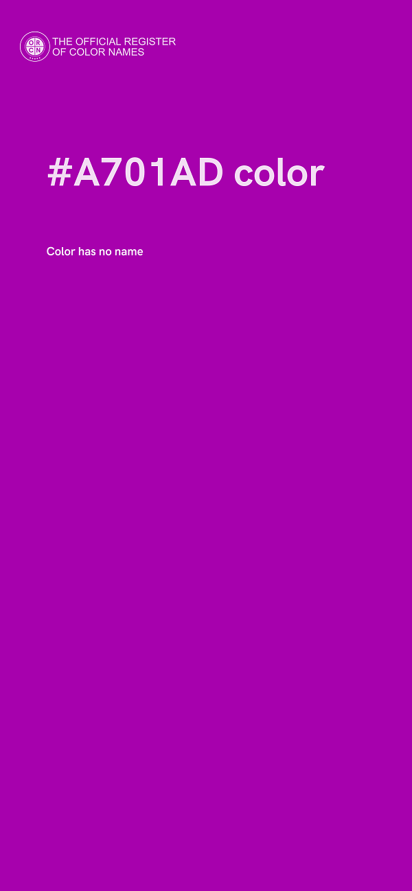 #A701AD color image