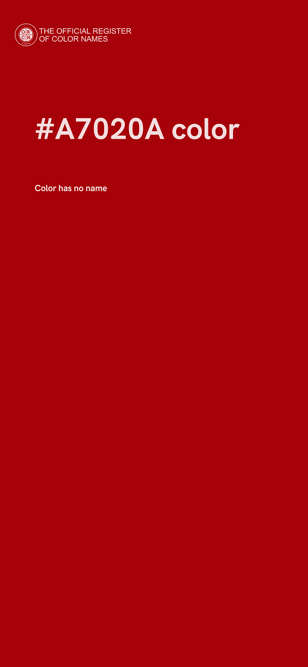 #A7020A color image