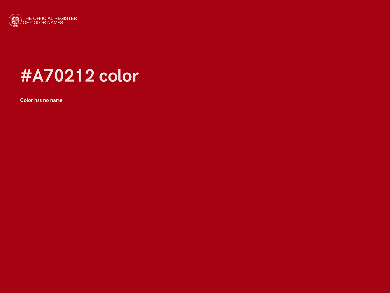 #A70212 color image