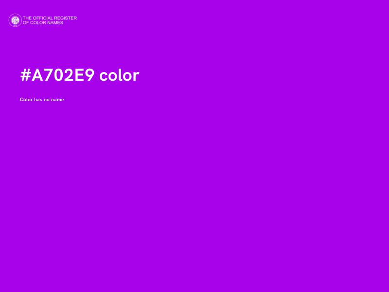 #A702E9 color image