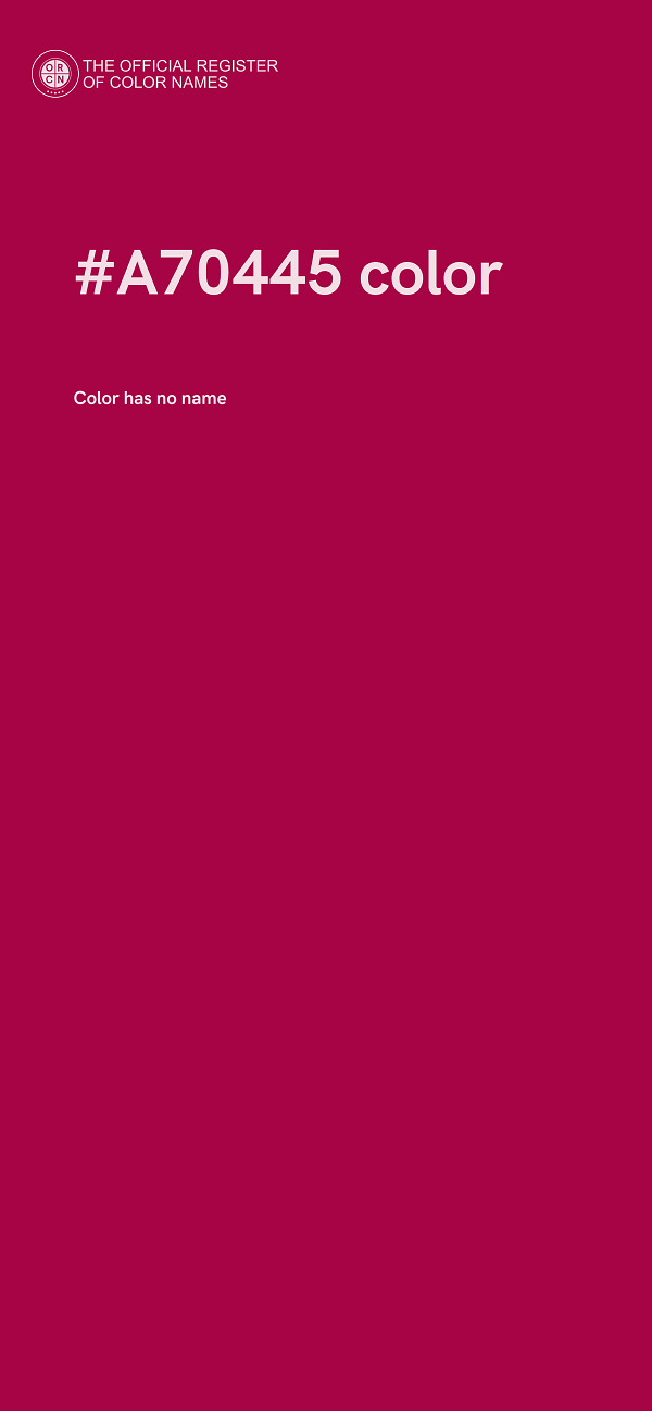 #A70445 color image