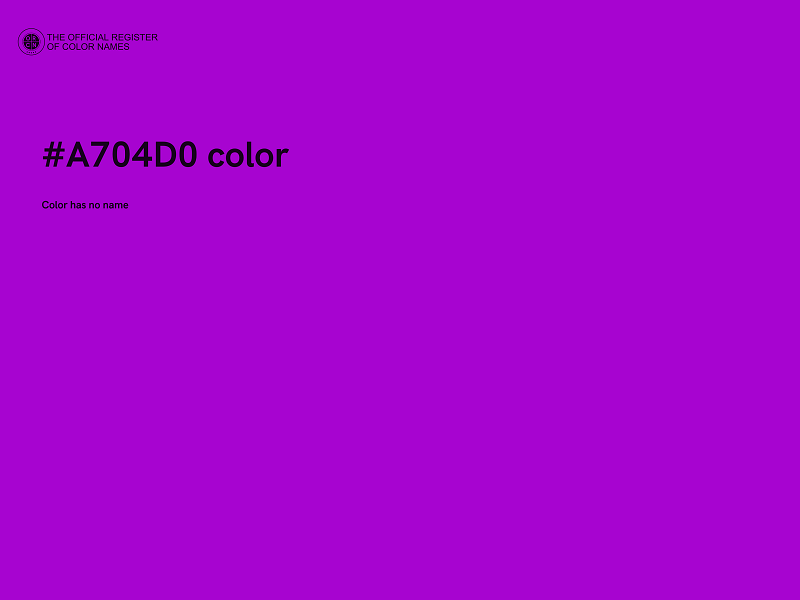 #A704D0 color image