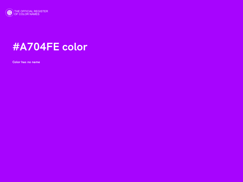 #A704FE color image