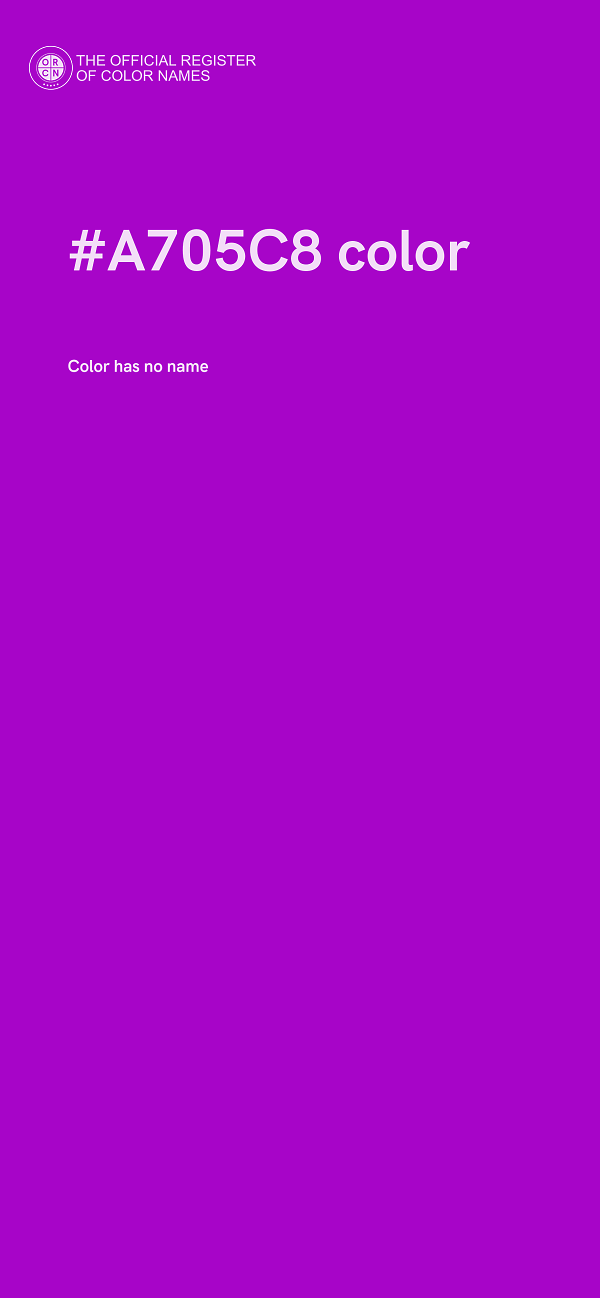 #A705C8 color image