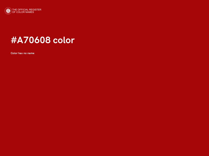 #A70608 color image