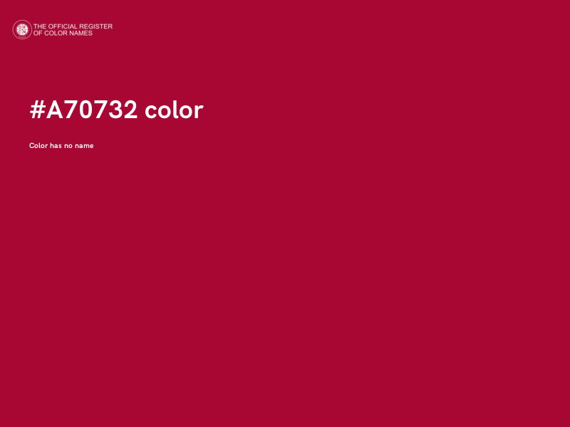 #A70732 color image