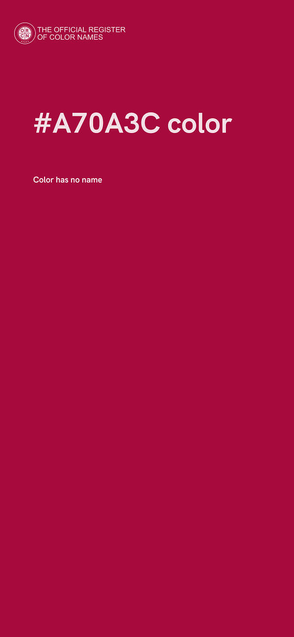 #A70A3C color image