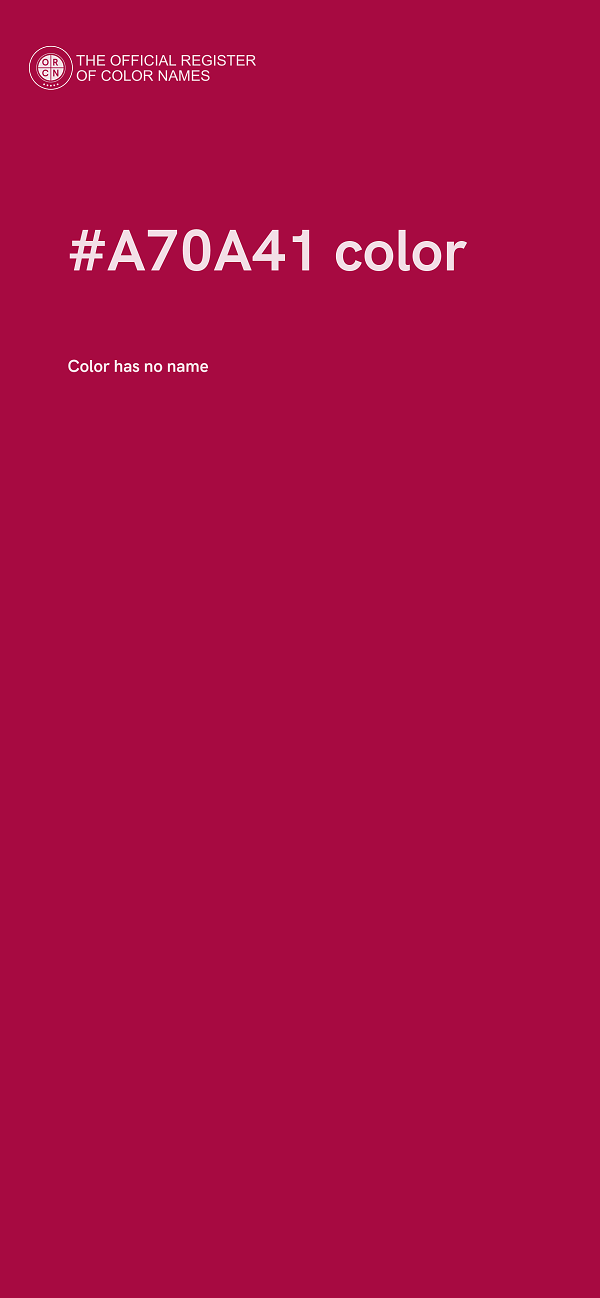 #A70A41 color image