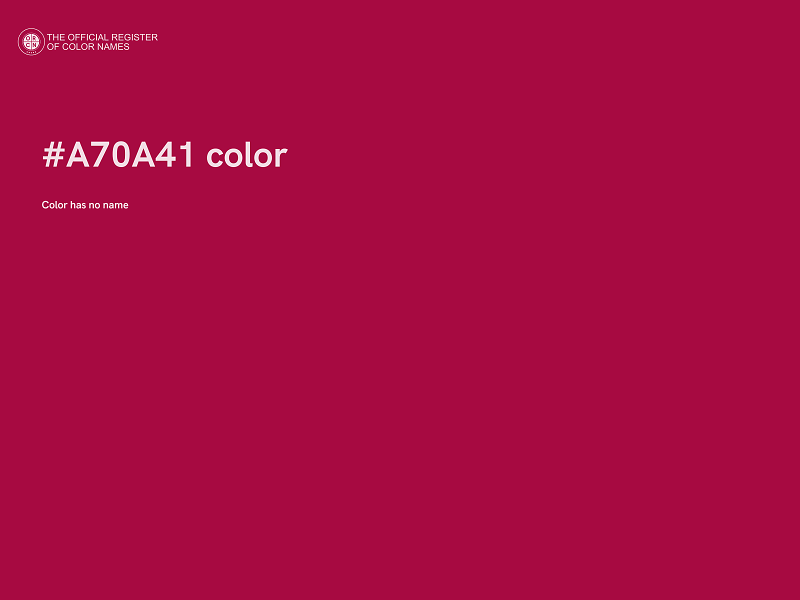 #A70A41 color image