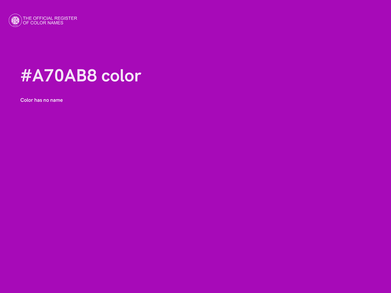 #A70AB8 color image