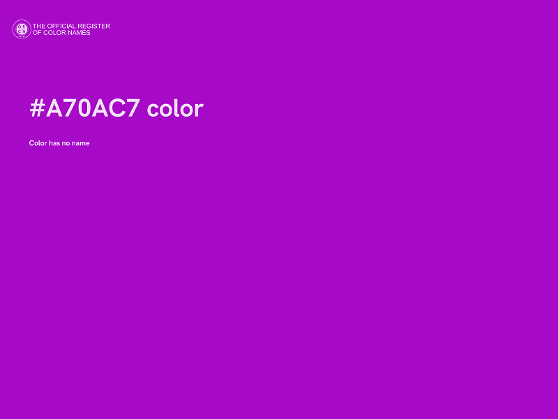 #A70AC7 color image