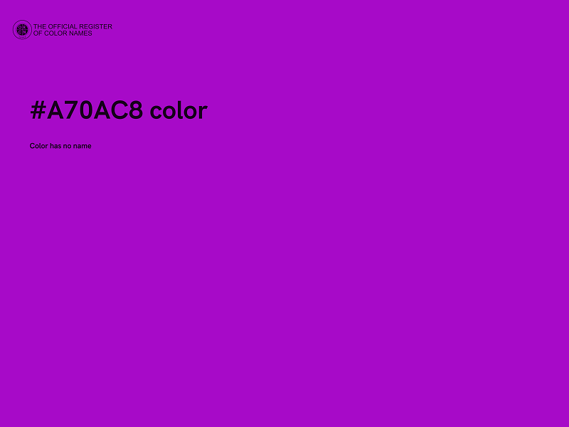#A70AC8 color image