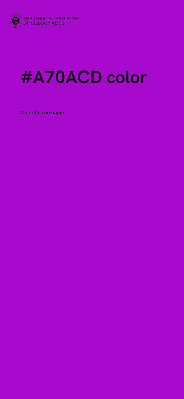 #A70ACD color image