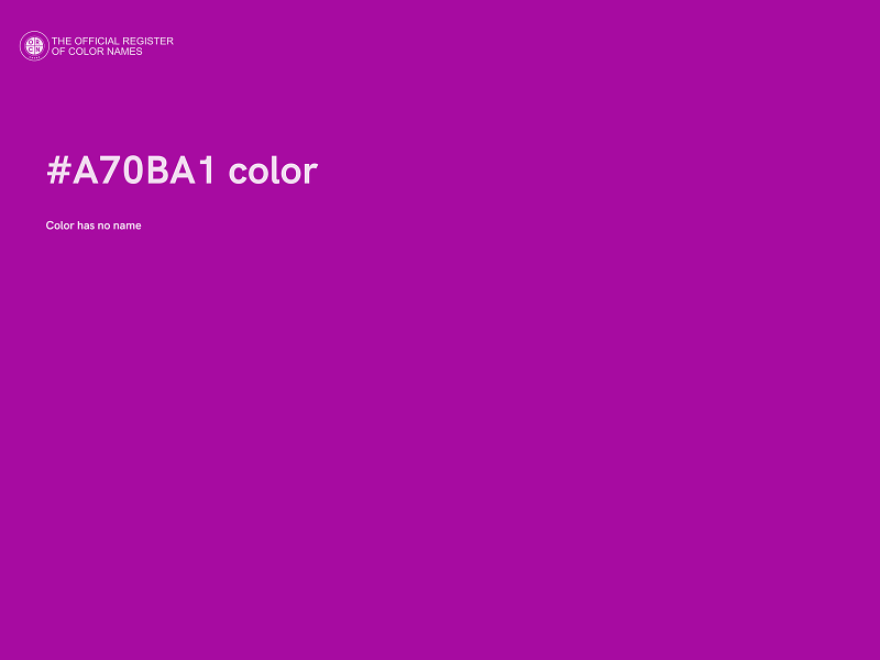 #A70BA1 color image