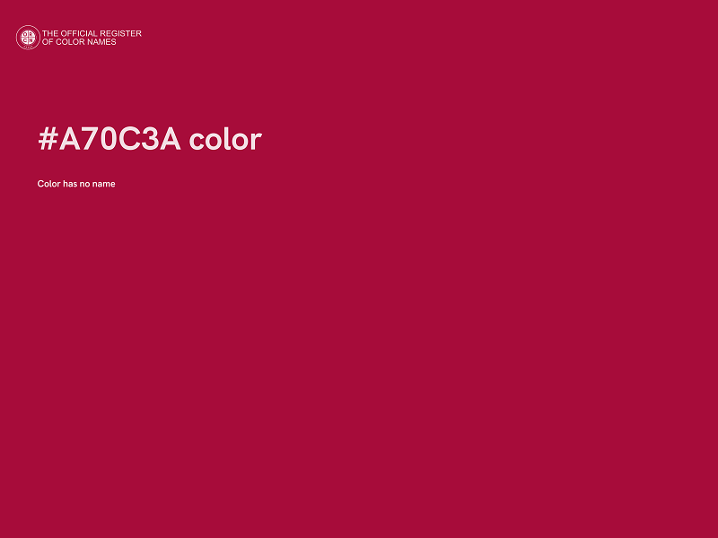 #A70C3A color image