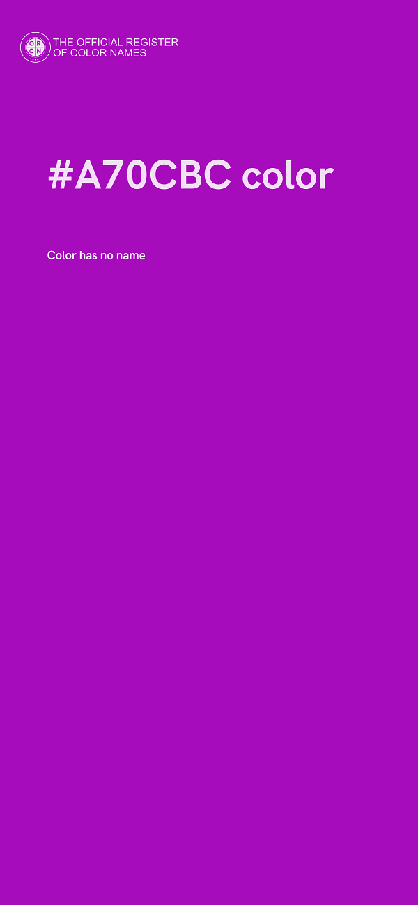#A70CBC color image