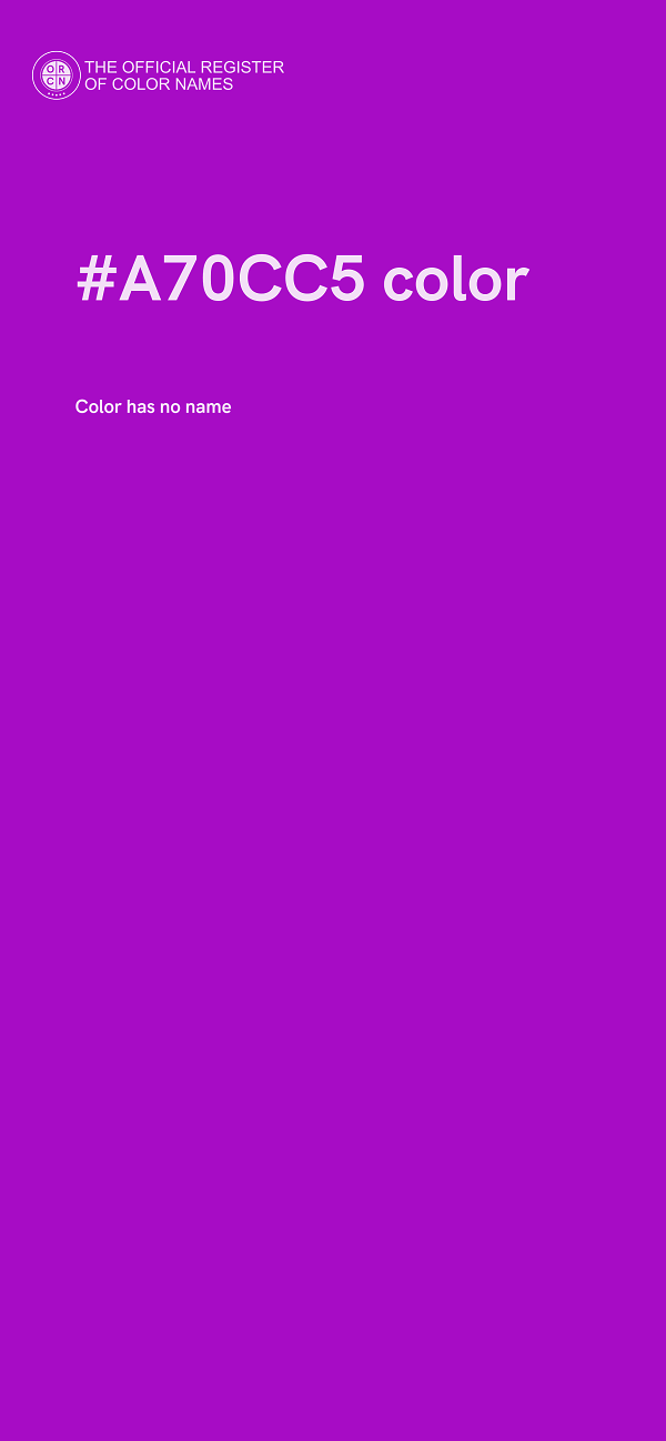 #A70CC5 color image