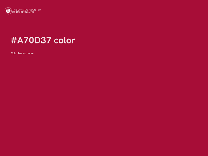 #A70D37 color image