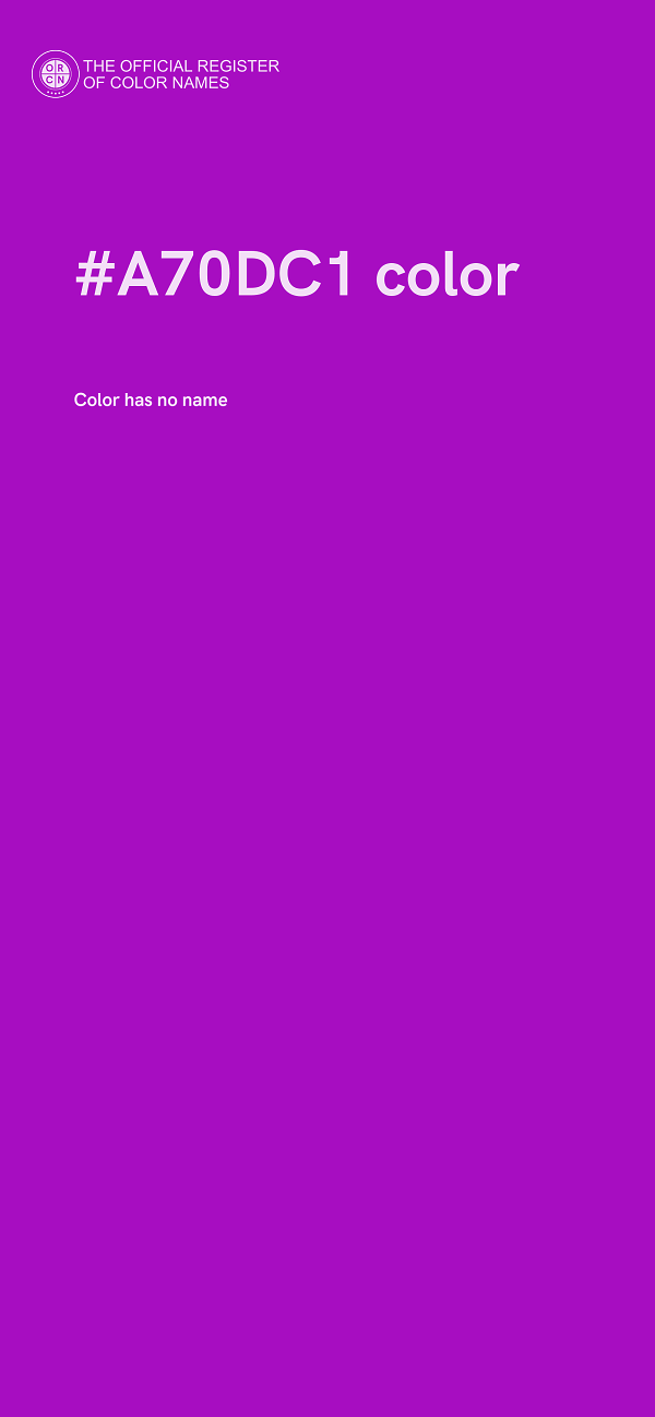 #A70DC1 color image