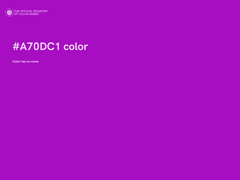#A70DC1 color image