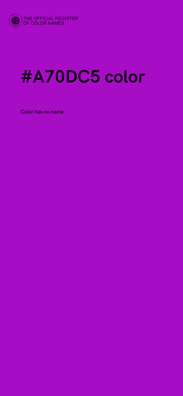 #A70DC5 color image