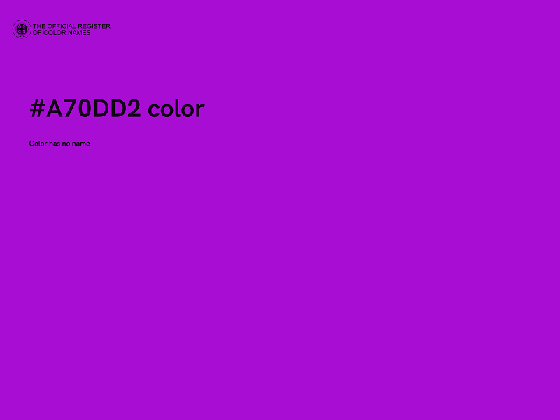 #A70DD2 color image