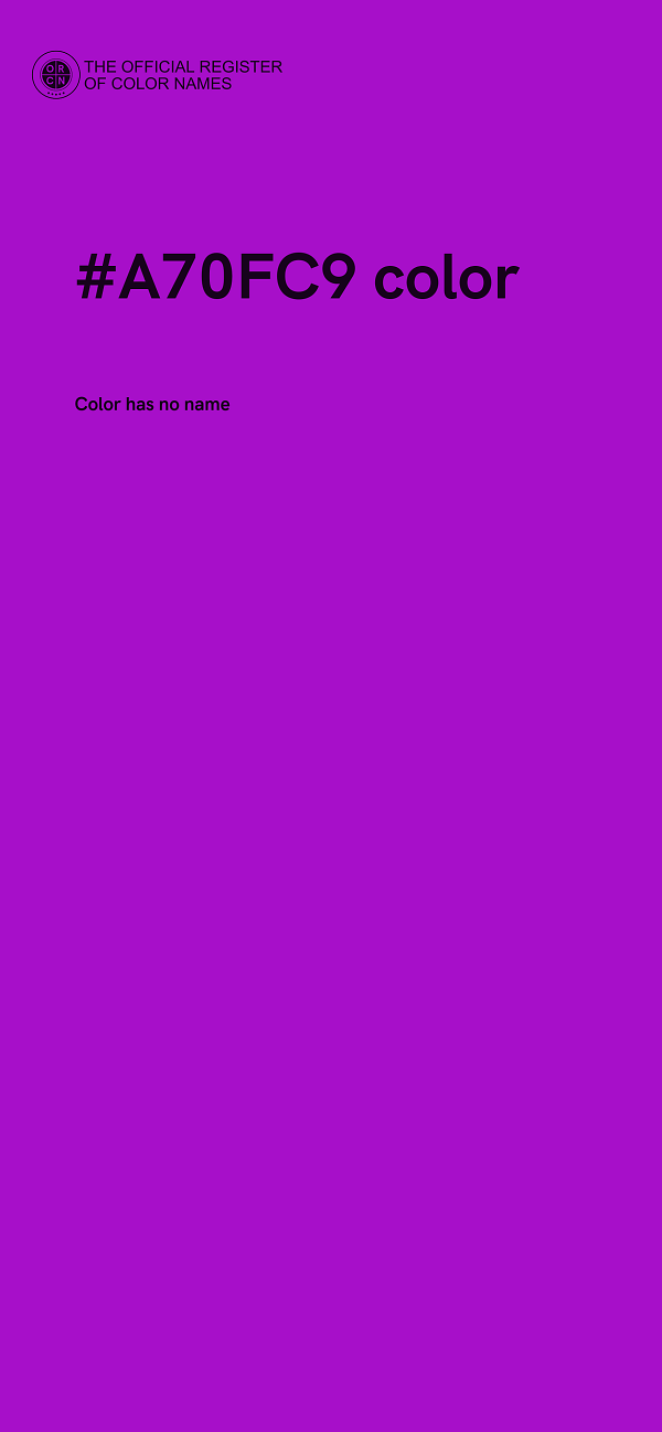 #A70FC9 color image