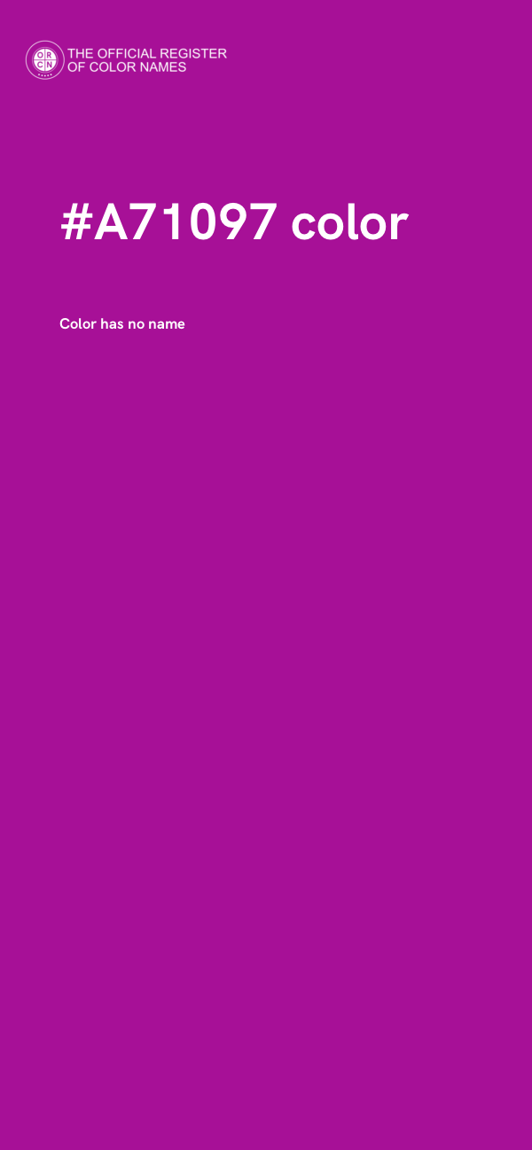 #A71097 color image