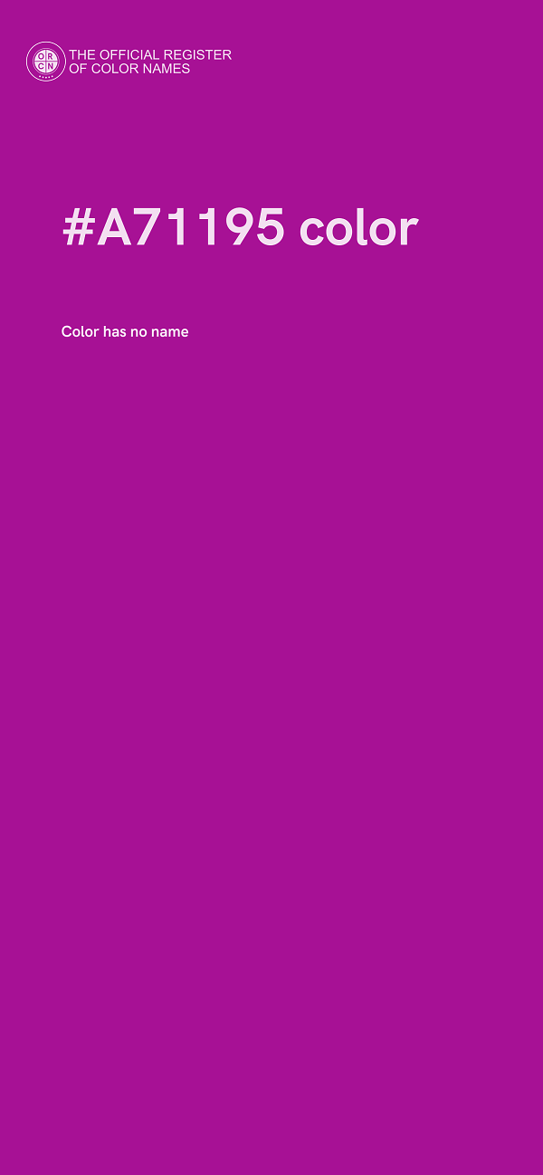 #A71195 color image