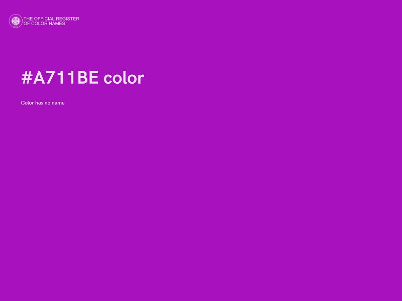 #A711BE color image