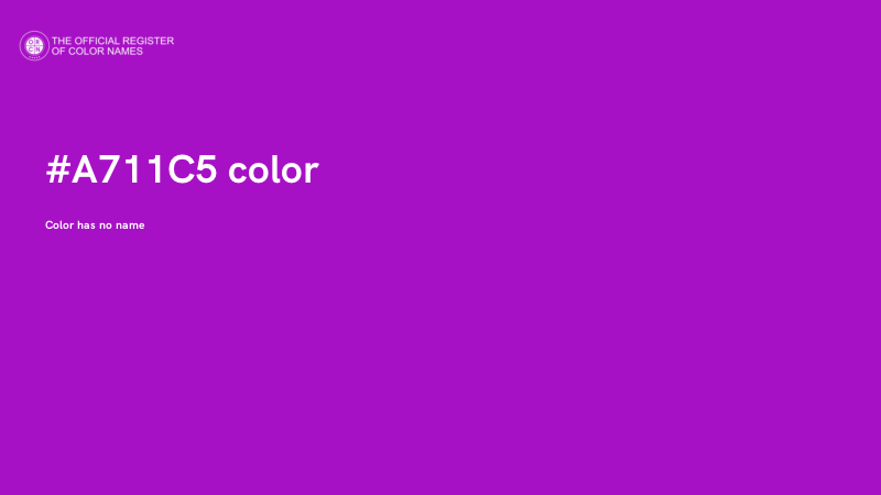 #A711C5 color image