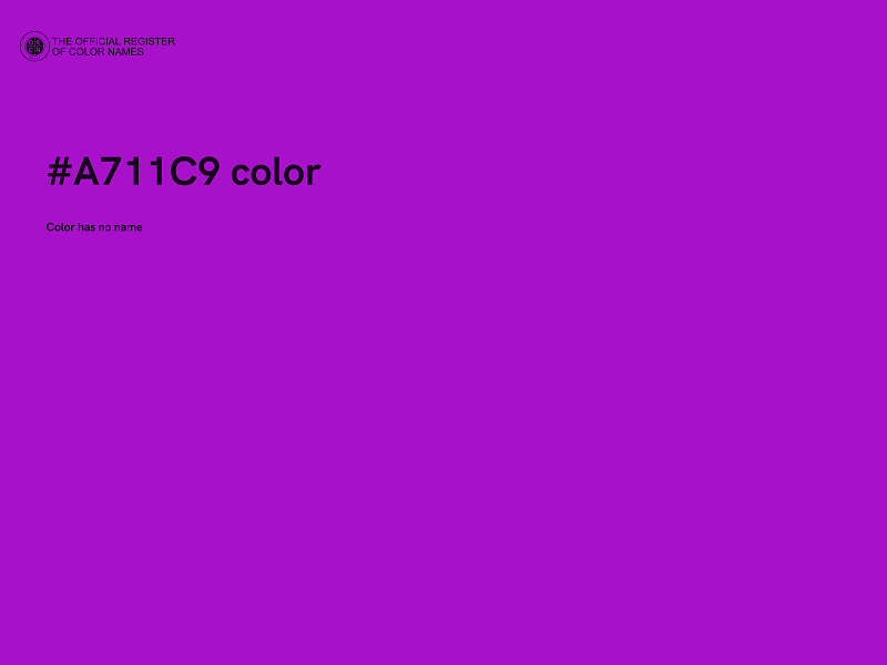 #A711C9 color image