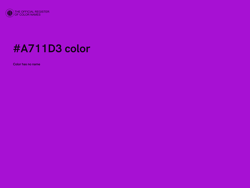 #A711D3 color image