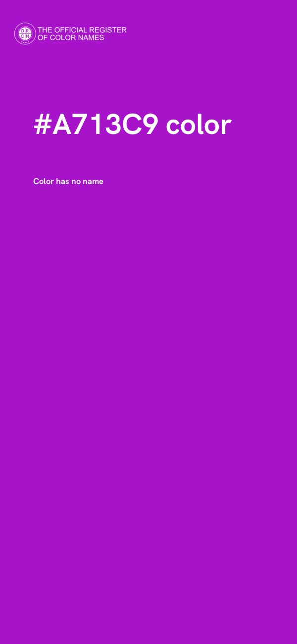 #A713C9 color image