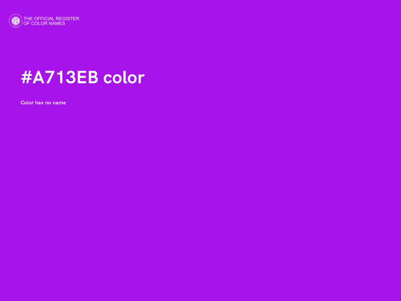 #A713EB color image