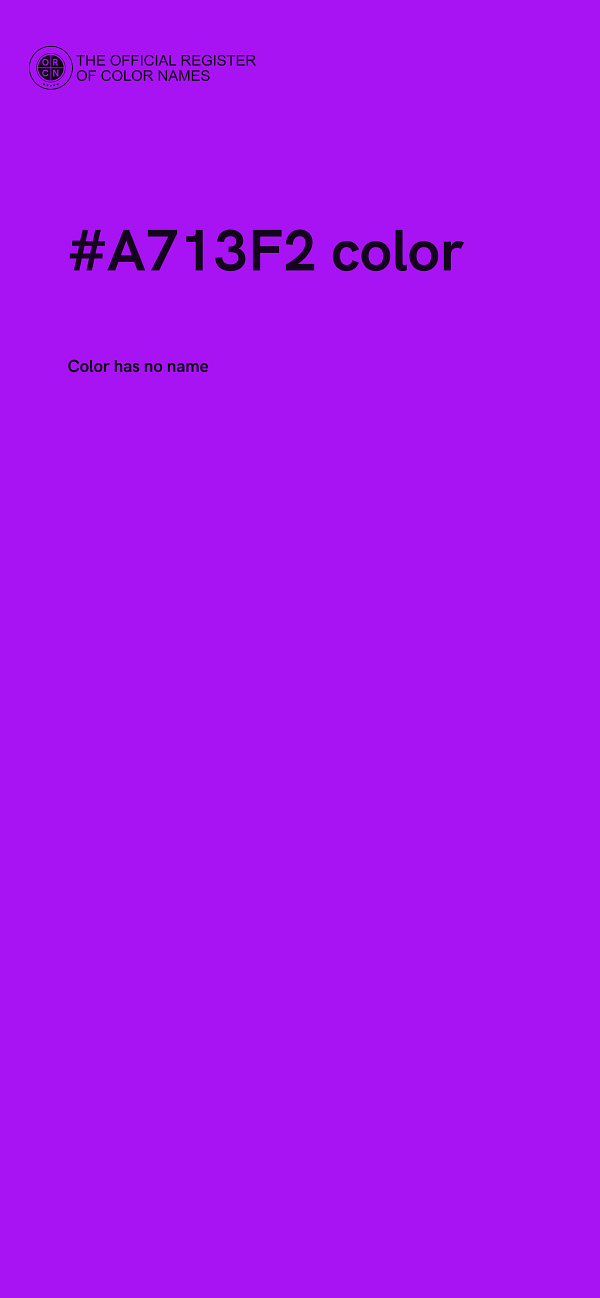 #A713F2 color image