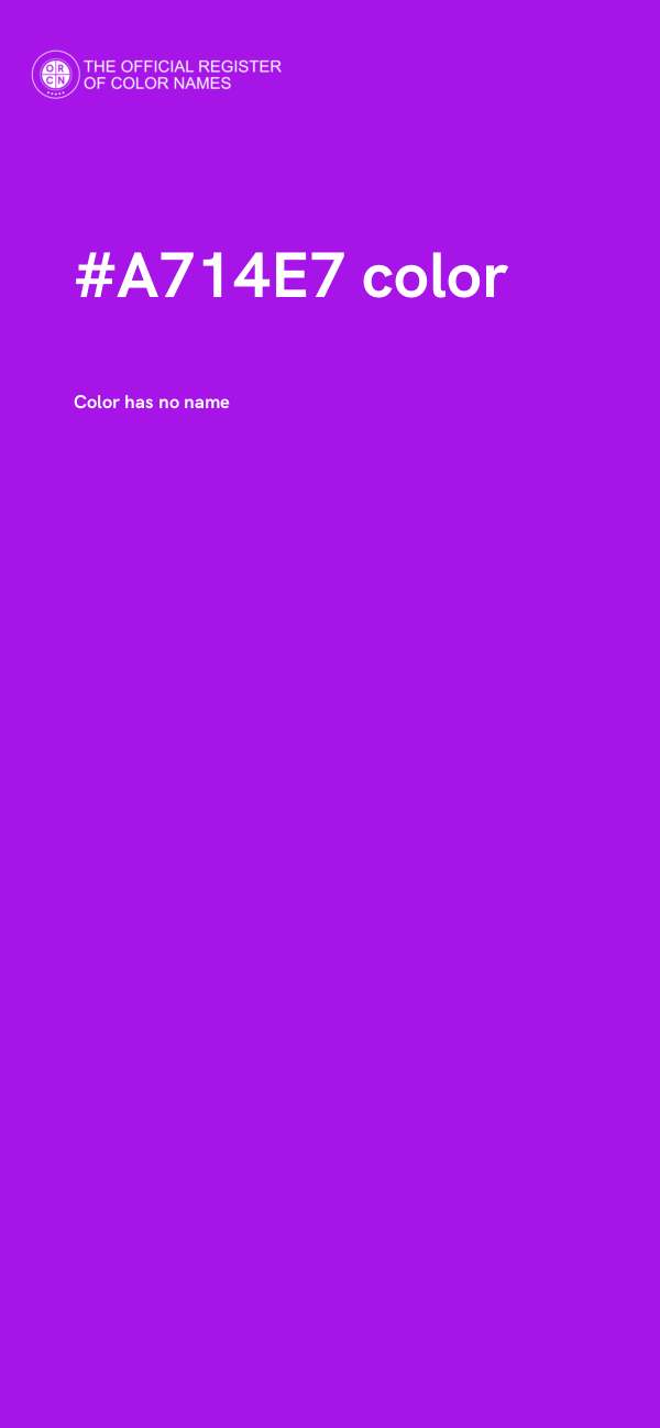 #A714E7 color image