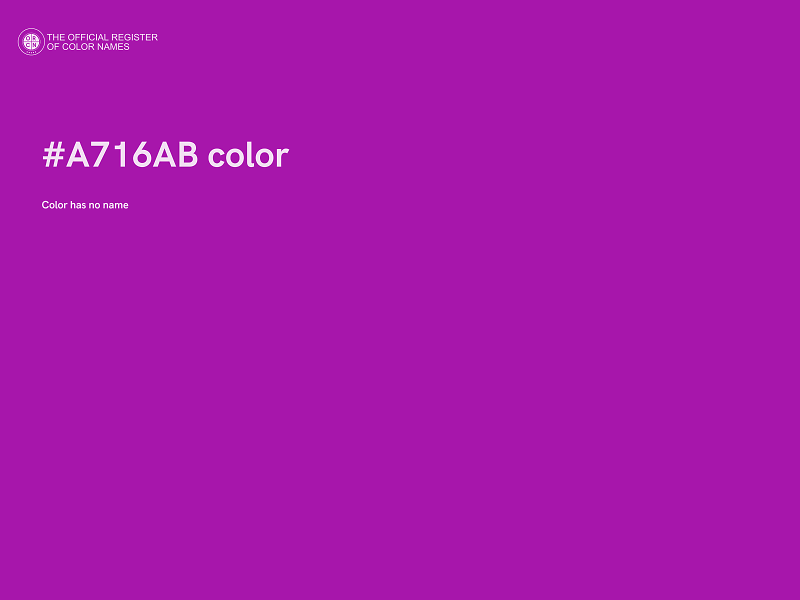 #A716AB color image