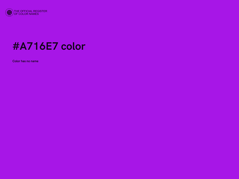 #A716E7 color image