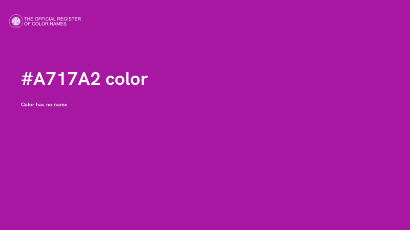 #A717A2 color image