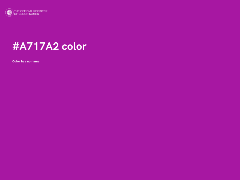 #A717A2 color image