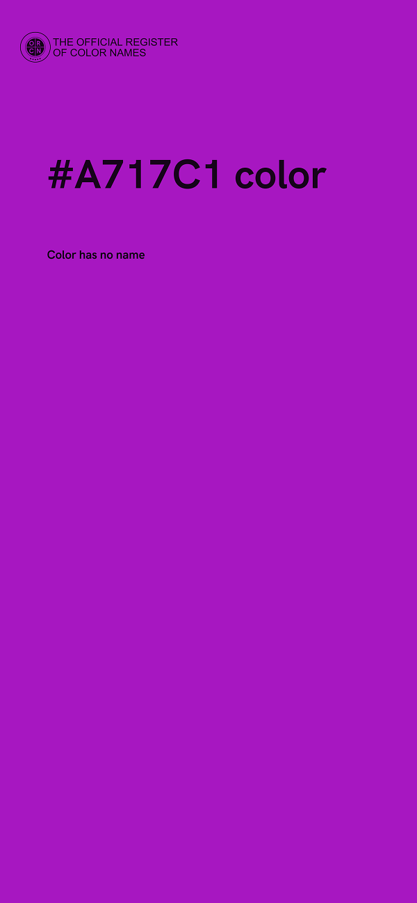 #A717C1 color image